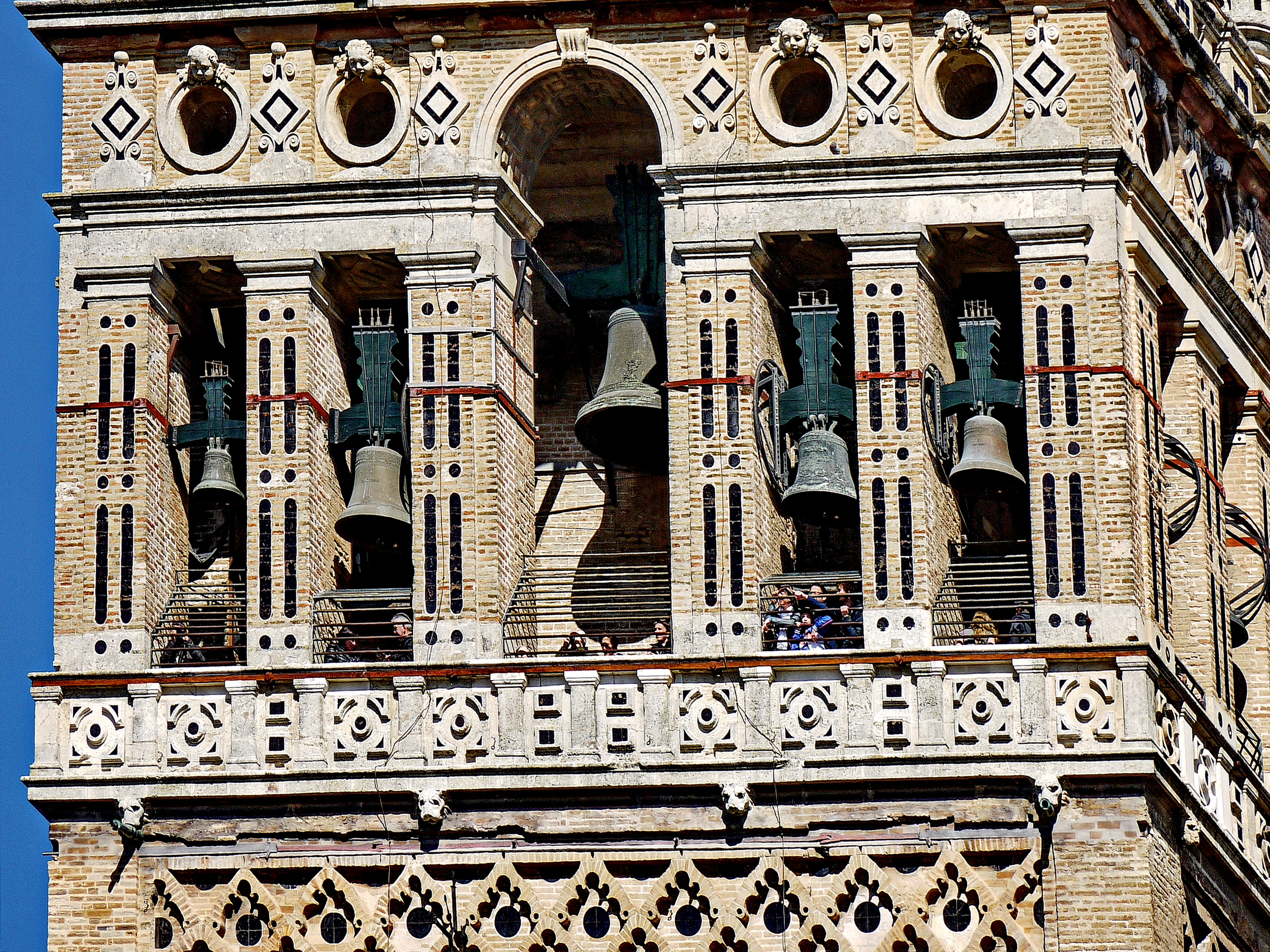 Besucherplattform auf der Giralda (Sevilla)