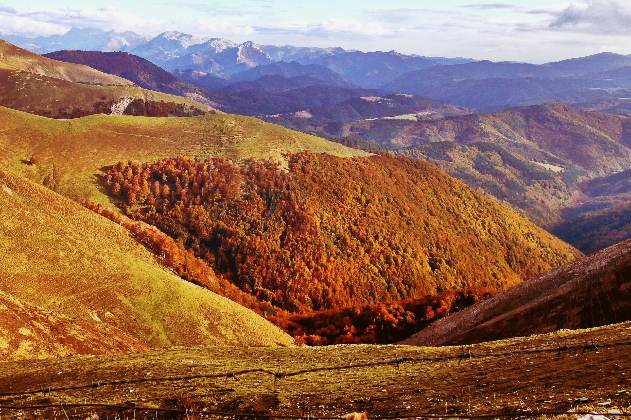 Spanien Urlaub in herbstlicher Landschaft